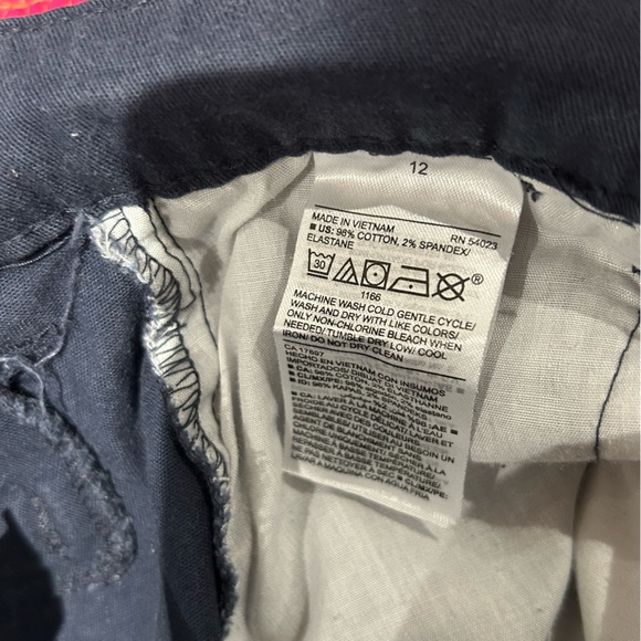 Old Navy skinny navy blue school uniform pants size 12 - Picture 4 of 7